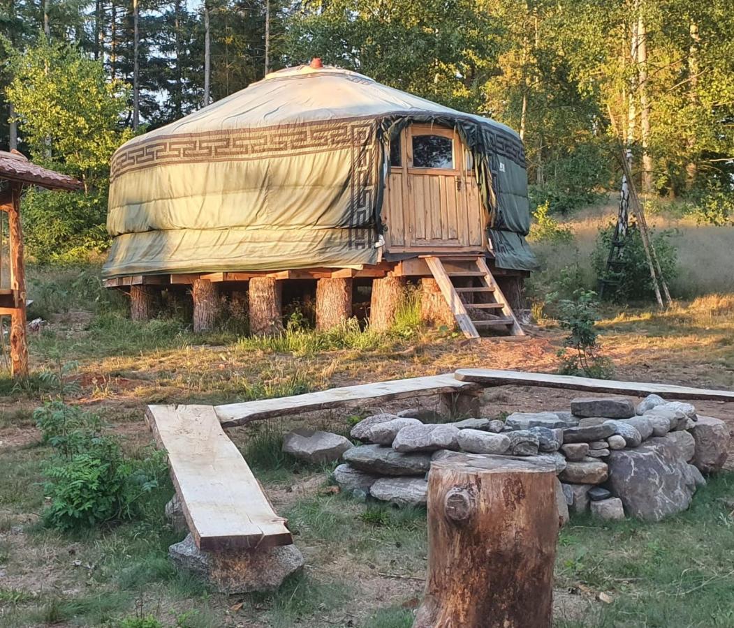 Vittfarnas Hird Vikingaby Bed & Breakfast Sosdala Exterior foto